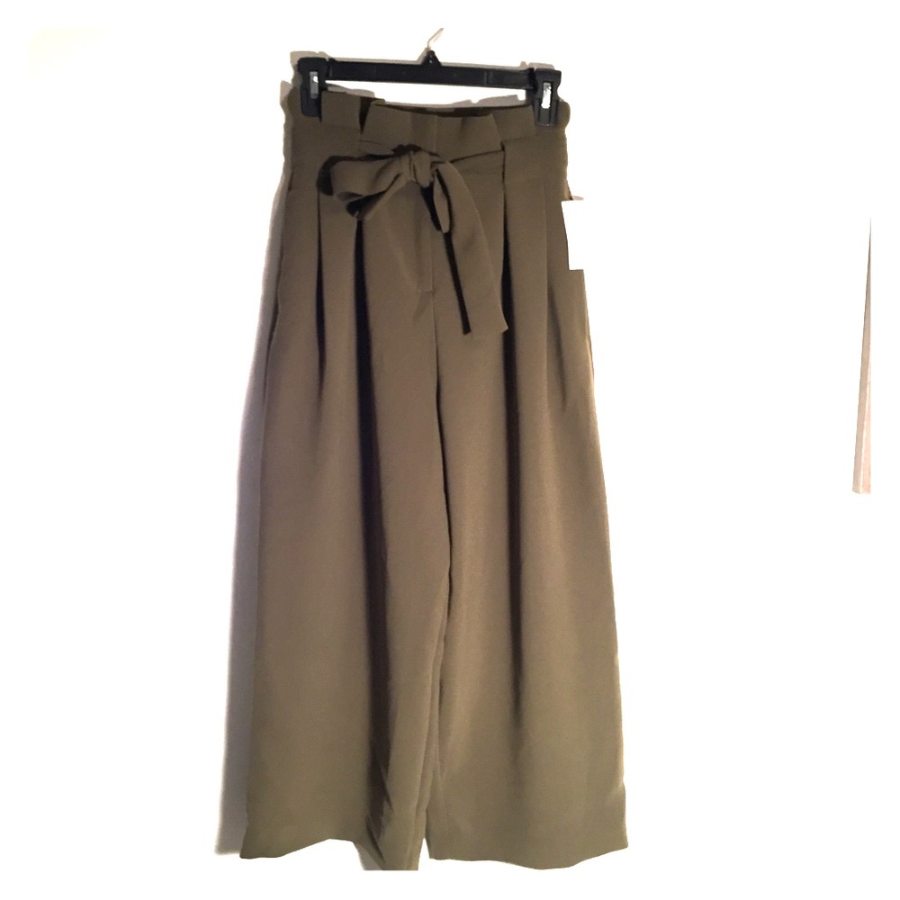 High waisted wide leg trousers NWT